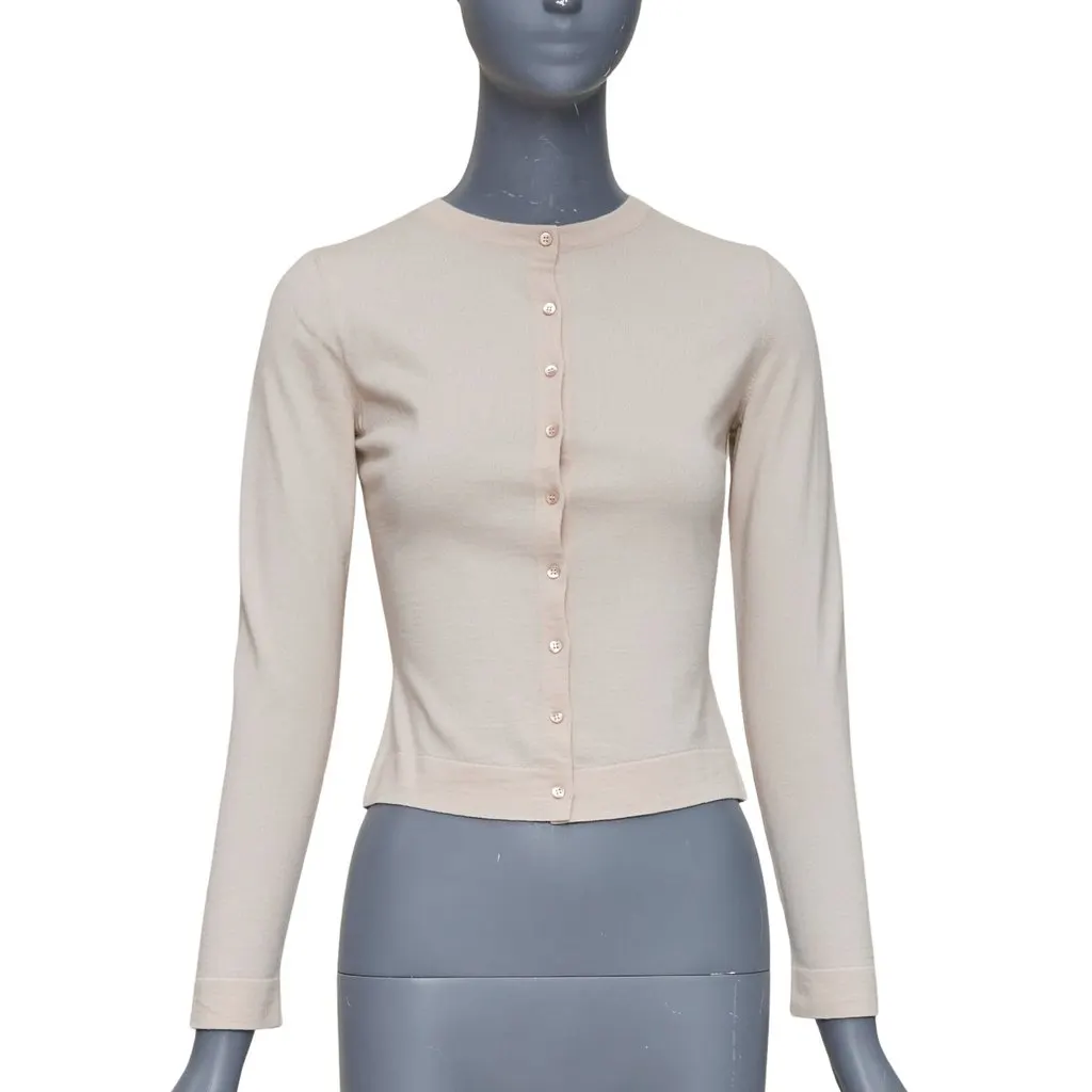 Alaïa Beige Wool Knitwear Beige Wool Very good - Front View