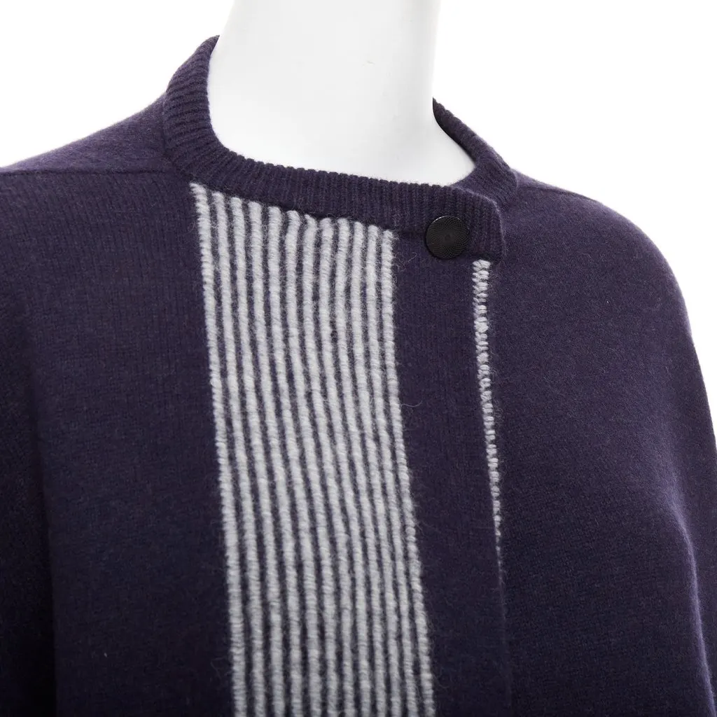 Hermès Navy Wool Knitwear Navy Wool Very good - Back View