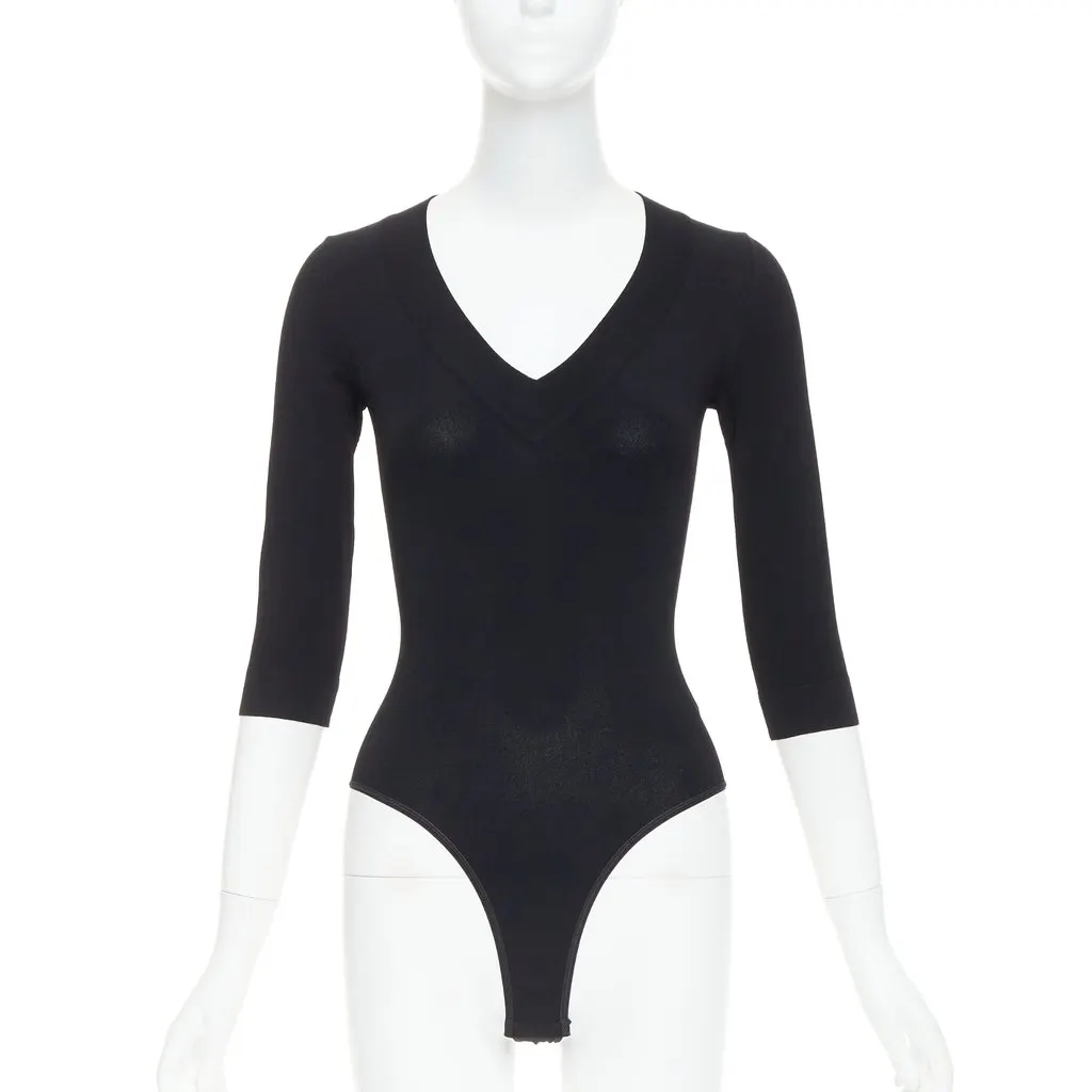 Alaïa Black Viscose Knitwear Black Viscose Very good - Front View