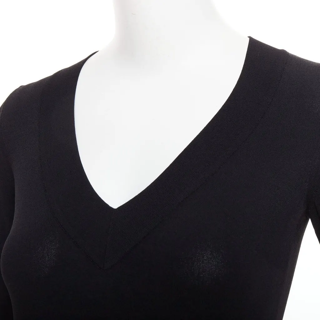 Alaïa Black Viscose Knitwear Black Viscose Very good - Back View