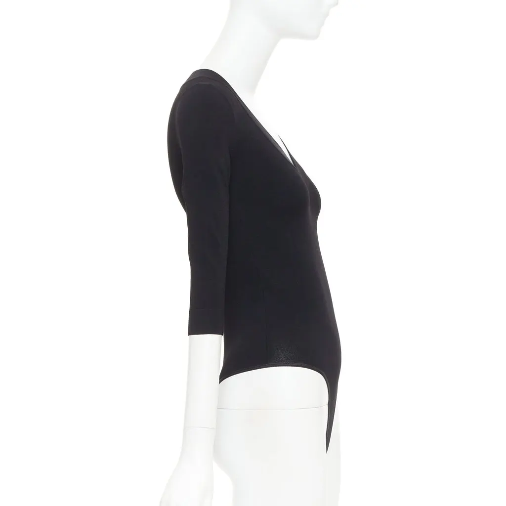 Alaïa Black Viscose Knitwear Black Viscose Very good - Model View