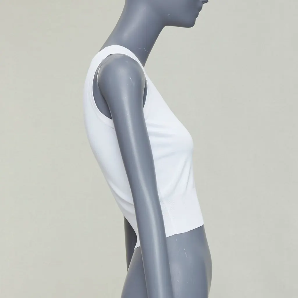 Alaïa White Viscose Knitwear White Viscose Very good - Model View