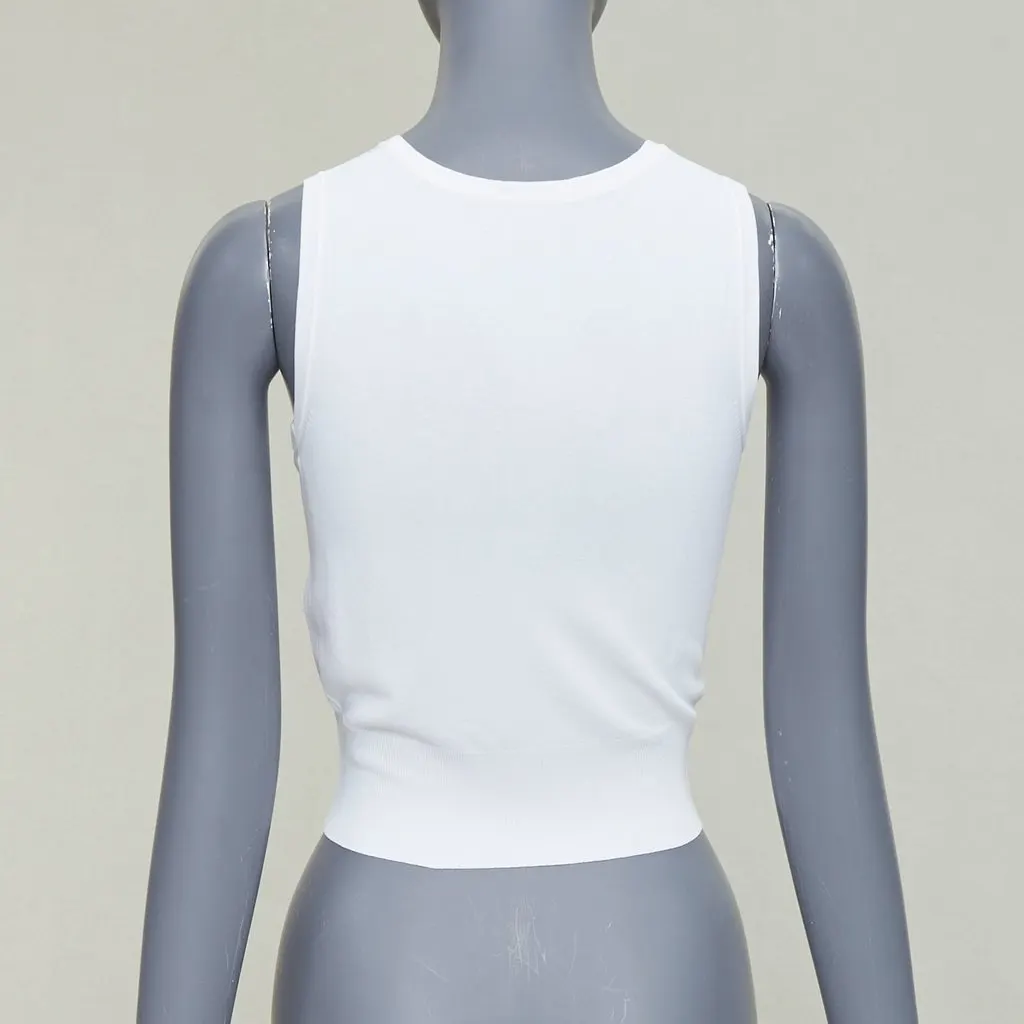 Alaïa White Viscose Knitwear White Viscose Very good - Box View
