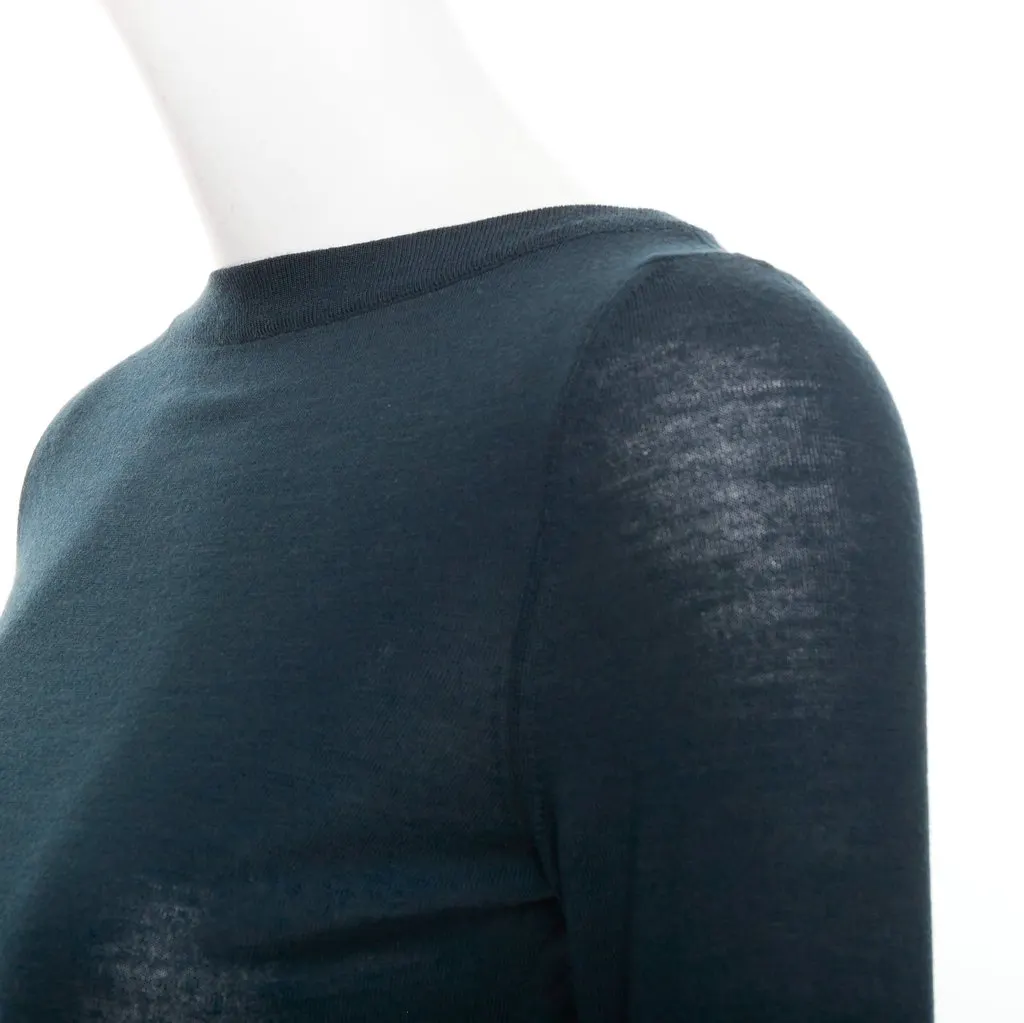 Alaïa Green Wool Knitwear Green Wool Very good - Back View
