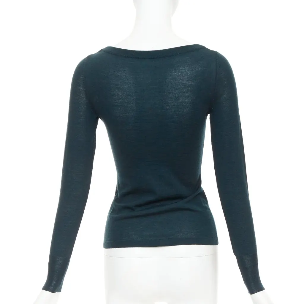 Alaïa Green Wool Knitwear Green Wool Very good - Box View
