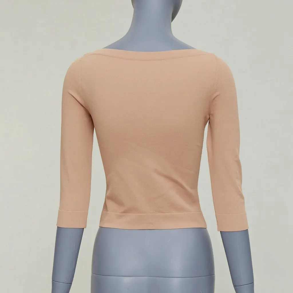 Alaïa Brown Viscose Knitwear Brown Viscose Very good - Box View