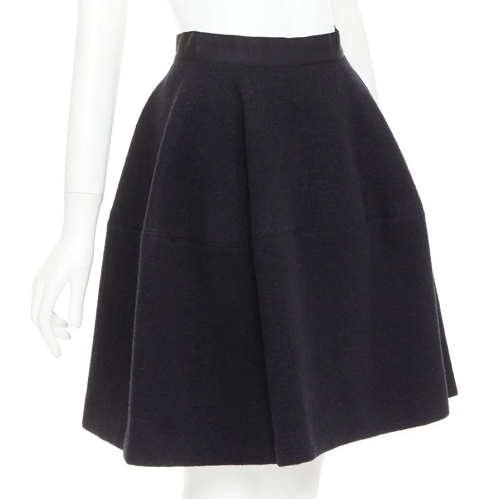 Lanvin Grey Wool Skirt Grey Wool Never worn, with tag - Inside View