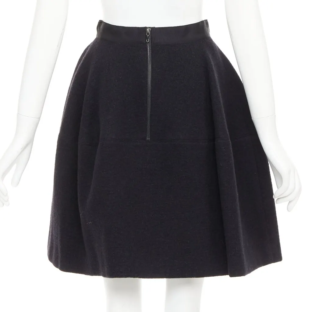 Lanvin Grey Wool Skirt Grey Wool Never worn, with tag - Box View