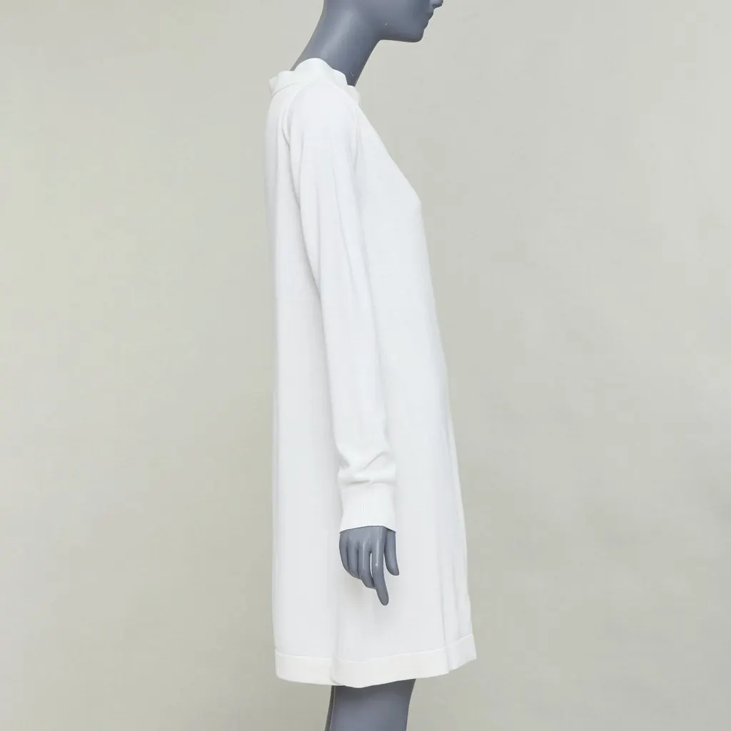Joseph Ecru Viscose Skirt Ecru Viscose Very good - Model View