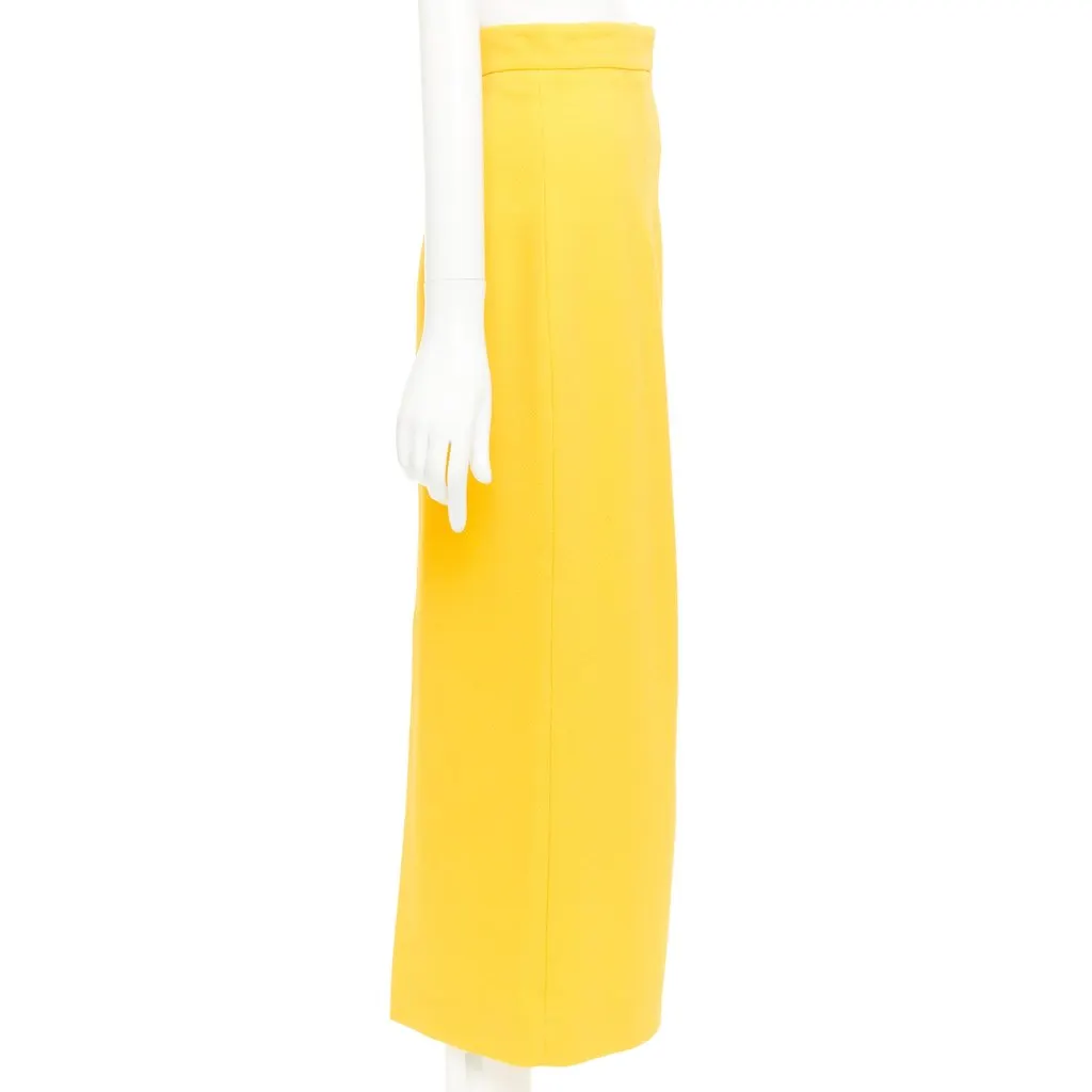 Emilia Wickstead Yellow Polyester Skirt Yellow Polyester Never worn, with tag - Model View