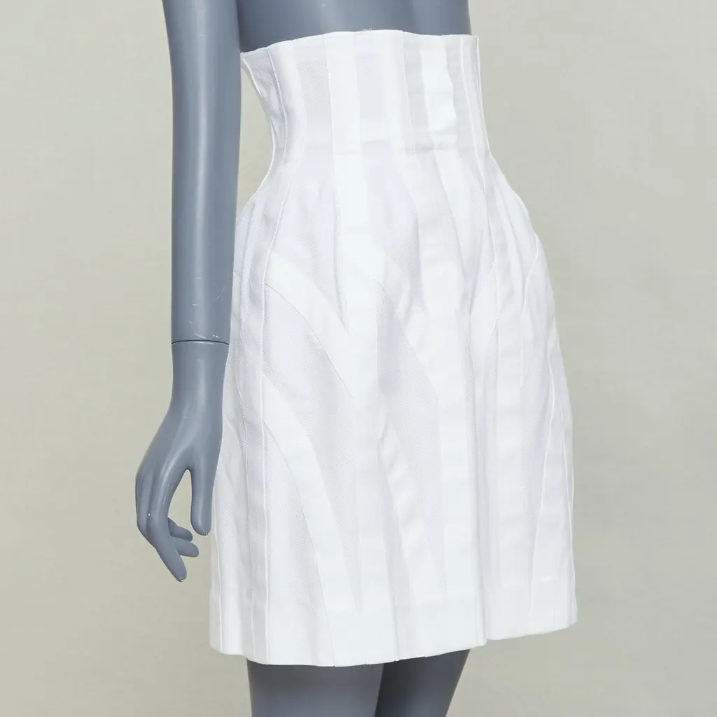 Alaïa Ecru Cotton Skirt Ecru Cotton Good - Inside View