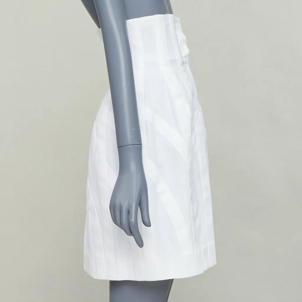 Alaïa Ecru Cotton Skirt Ecru Cotton Good - Model View