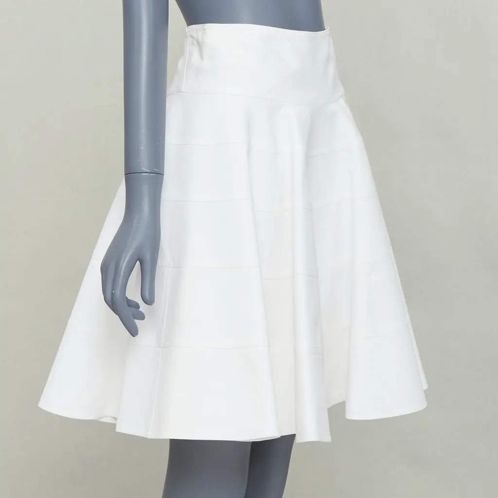 Alaïa Ecru Cotton Skirt Ecru Cotton Very good - Inside View