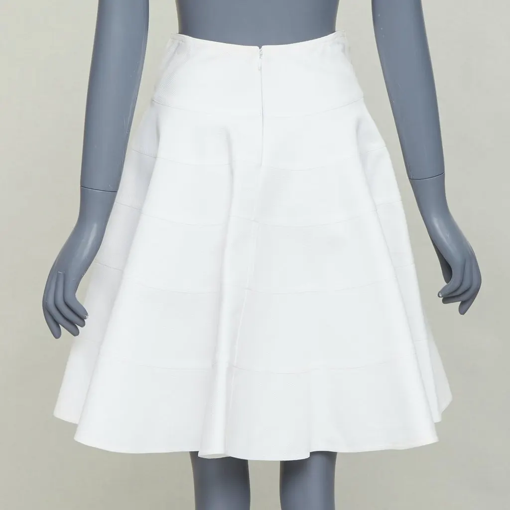 Alaïa Ecru Cotton Skirt Ecru Cotton Very good - Box View