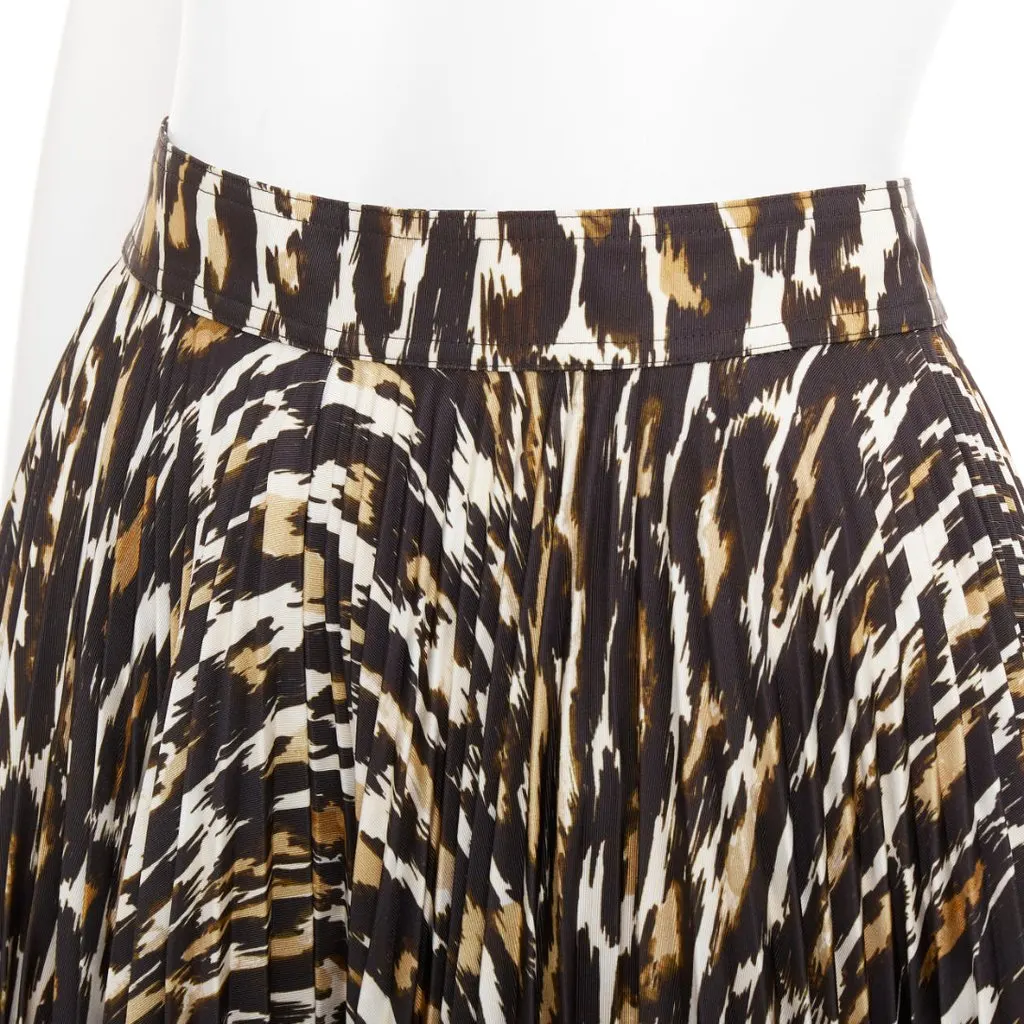 Calvin Klein Brown Polyester Skirt Brown Polyester Very good - Back View