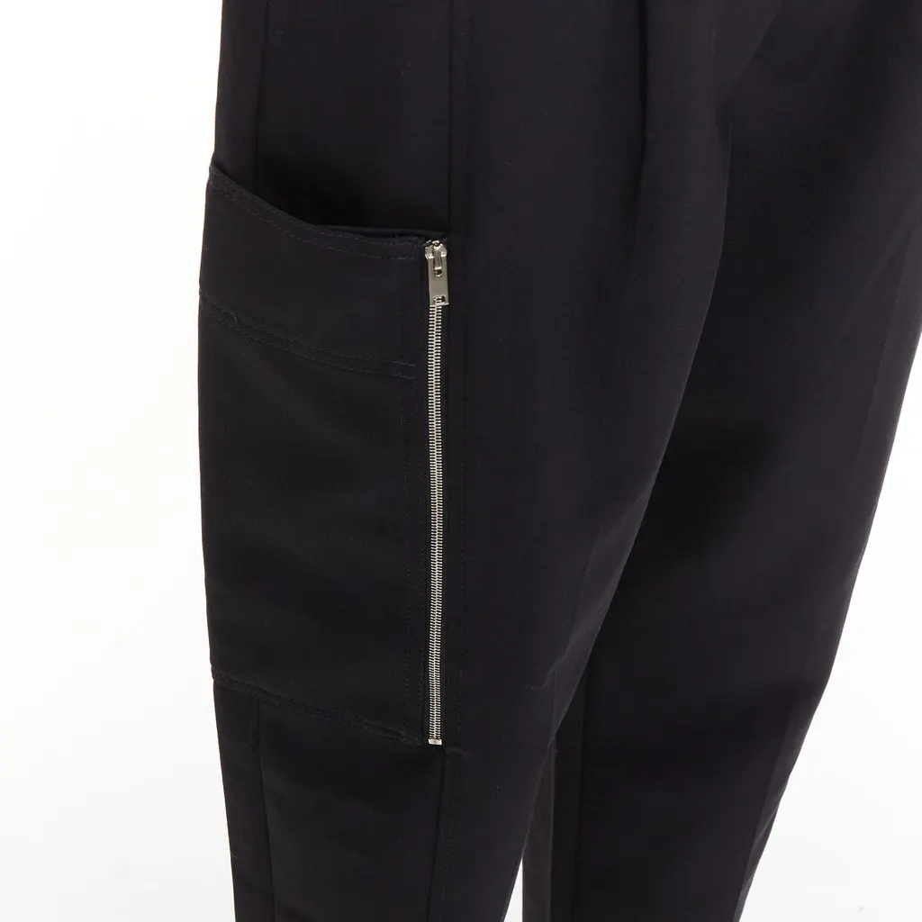 Stella McCartney Black Wool Trouser Black Wool Very good - Back View