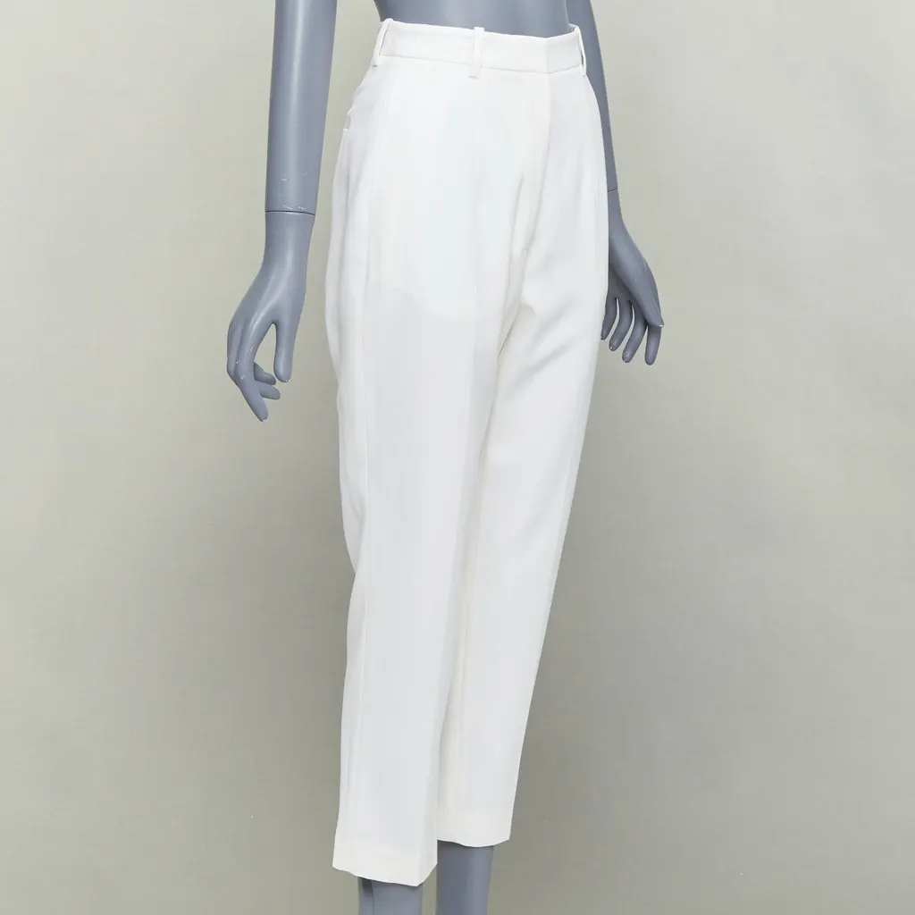 Alexander McQueen Ecru Wool Trouser Ecru Wool Very good - Inside View
