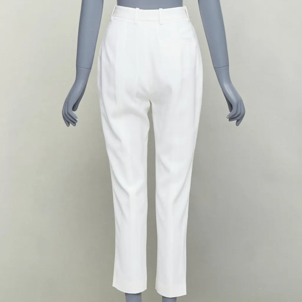 Alexander McQueen Ecru Wool Trouser Ecru Wool Very good - Box View
