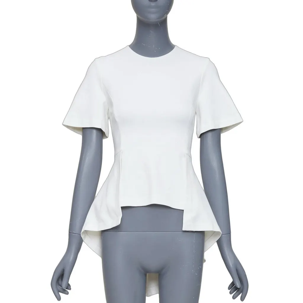 Rosetta Getty Ecru Viscose Top Ecru Viscose Very good - Front View