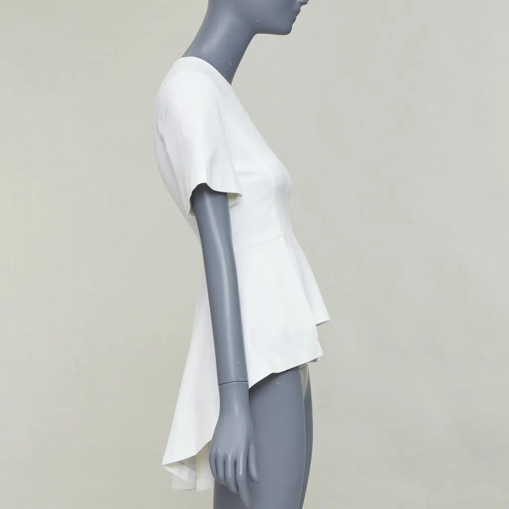 Rosetta Getty Ecru Viscose Top Ecru Viscose Very good - Model View