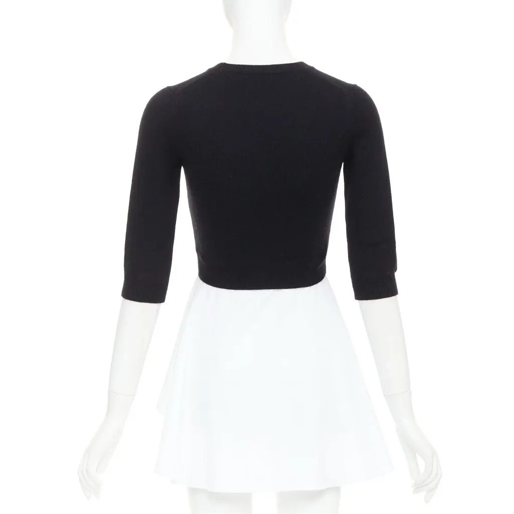 Alexander McQueen Black Wool Top Black Wool Very good - Box View