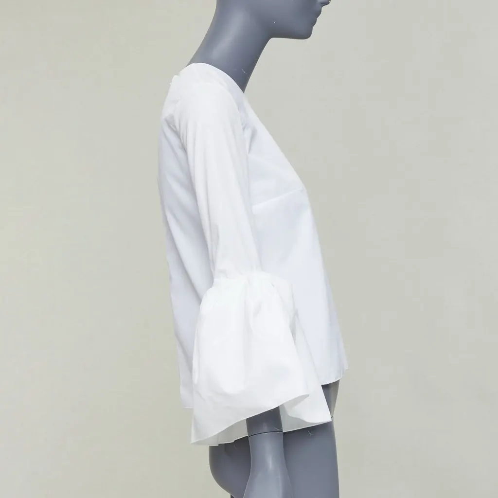 Roksanda Ecru Cotton Top Ecru Cotton Very good - Model View