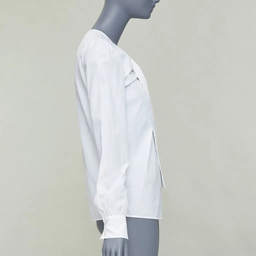 Rochas Ecru Cotton Top Ecru Cotton Good - Model View