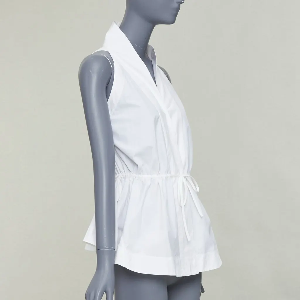 Alaïa Ecru Cotton Top Ecru Cotton Very good - Inside View