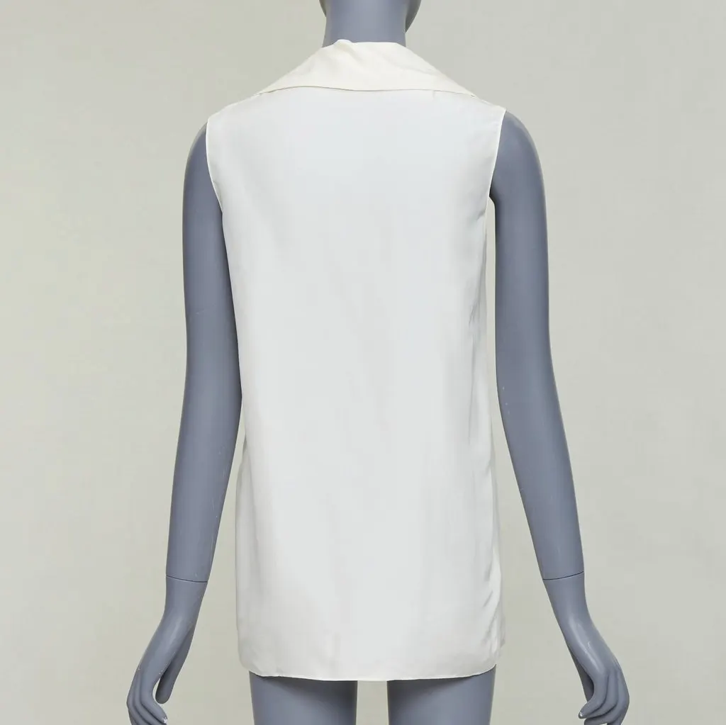 Lanvin Ecru Silk Top Ecru Silk Very good - Box View
