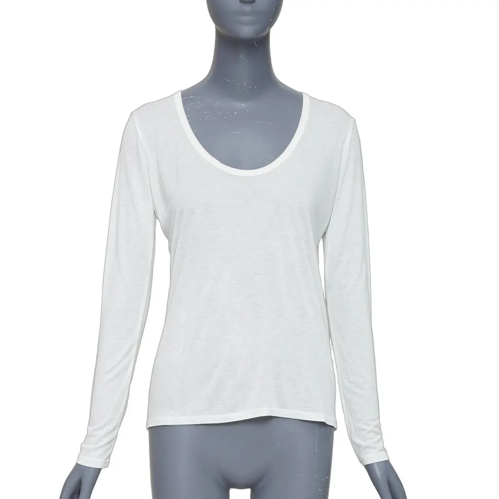 The Row Ecru Viscose Top Ecru Viscose Very good - Front View