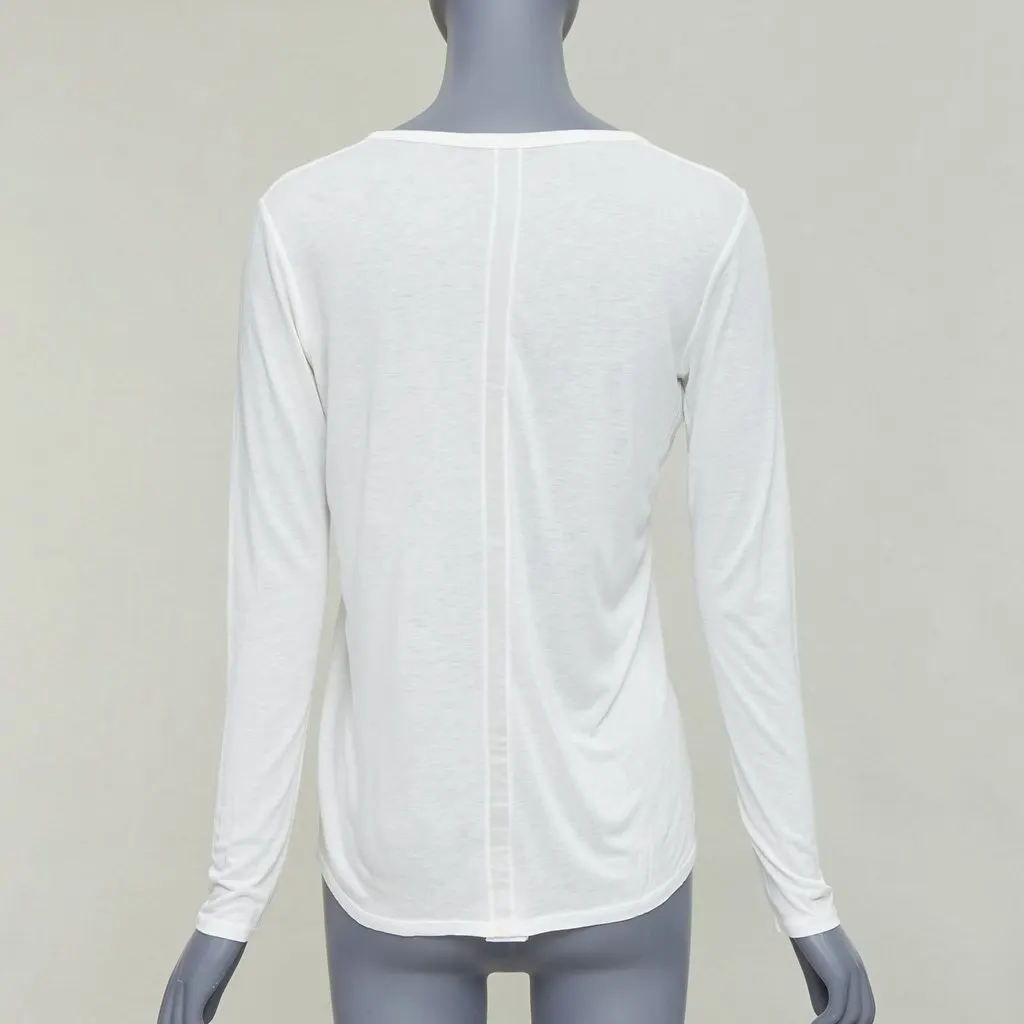 The Row Ecru Viscose Top Ecru Viscose Very good - Box View