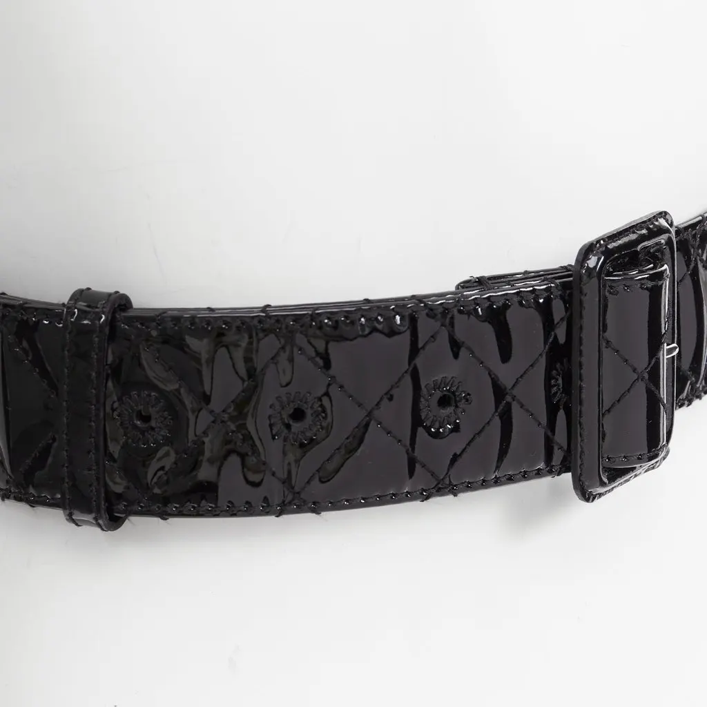 Burberry Black Leather Belt Black Leather Fair - Back View