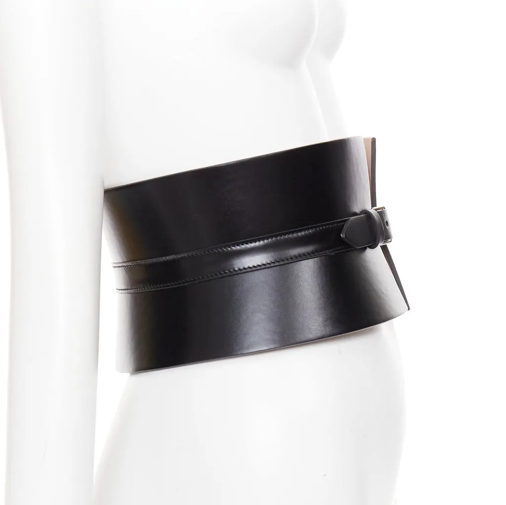 Alaïa Black Leather Belt Black Leather Very good - Inside View