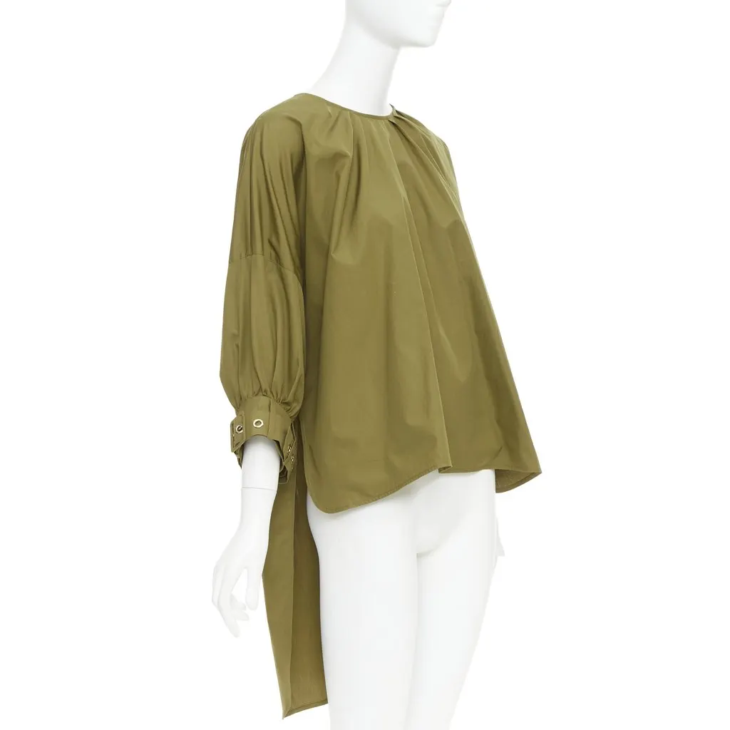 Max Mara Maya Green Cotton Never worn, with tag - Inside View