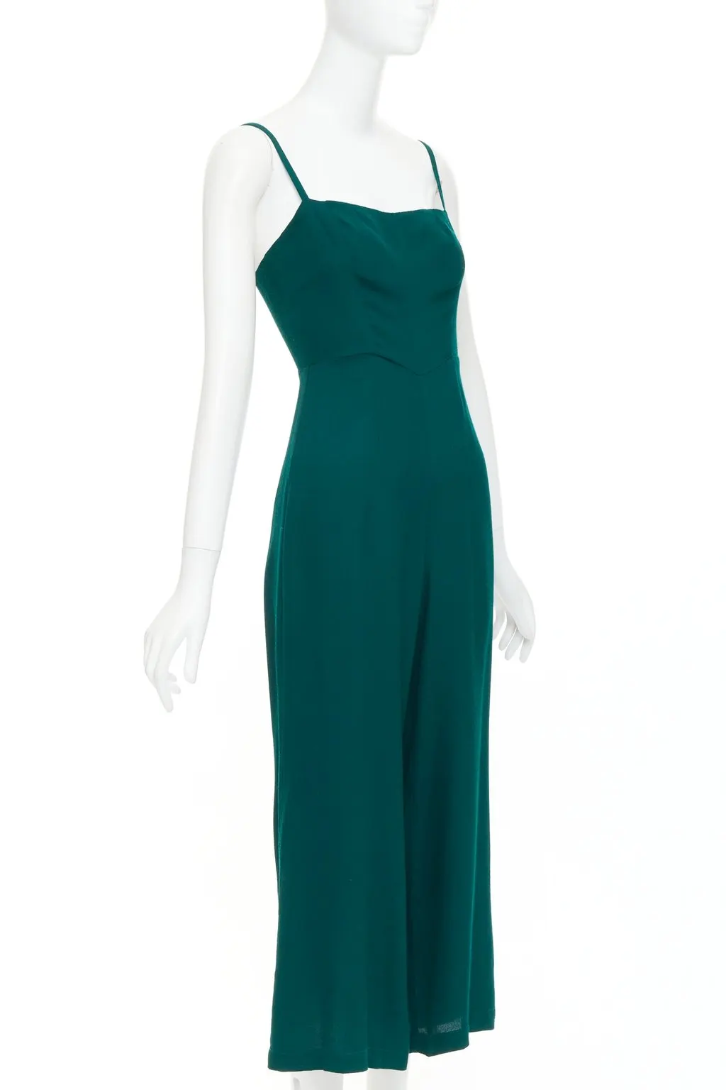 Reformation Green Viscose Jumpsuit Green Viscose Very good - Inside View