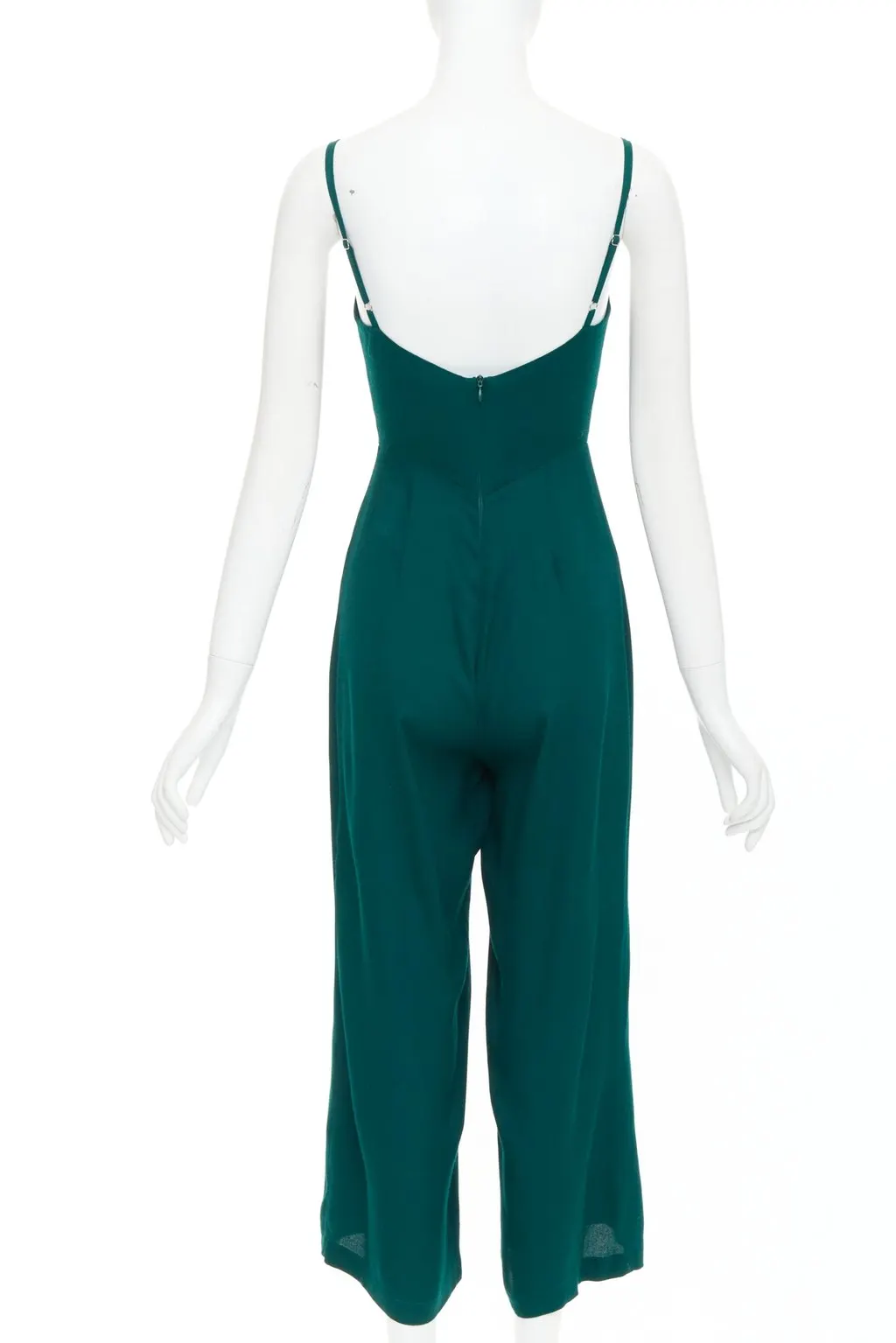 Reformation Green Viscose Jumpsuit Green Viscose Very good - Box View
