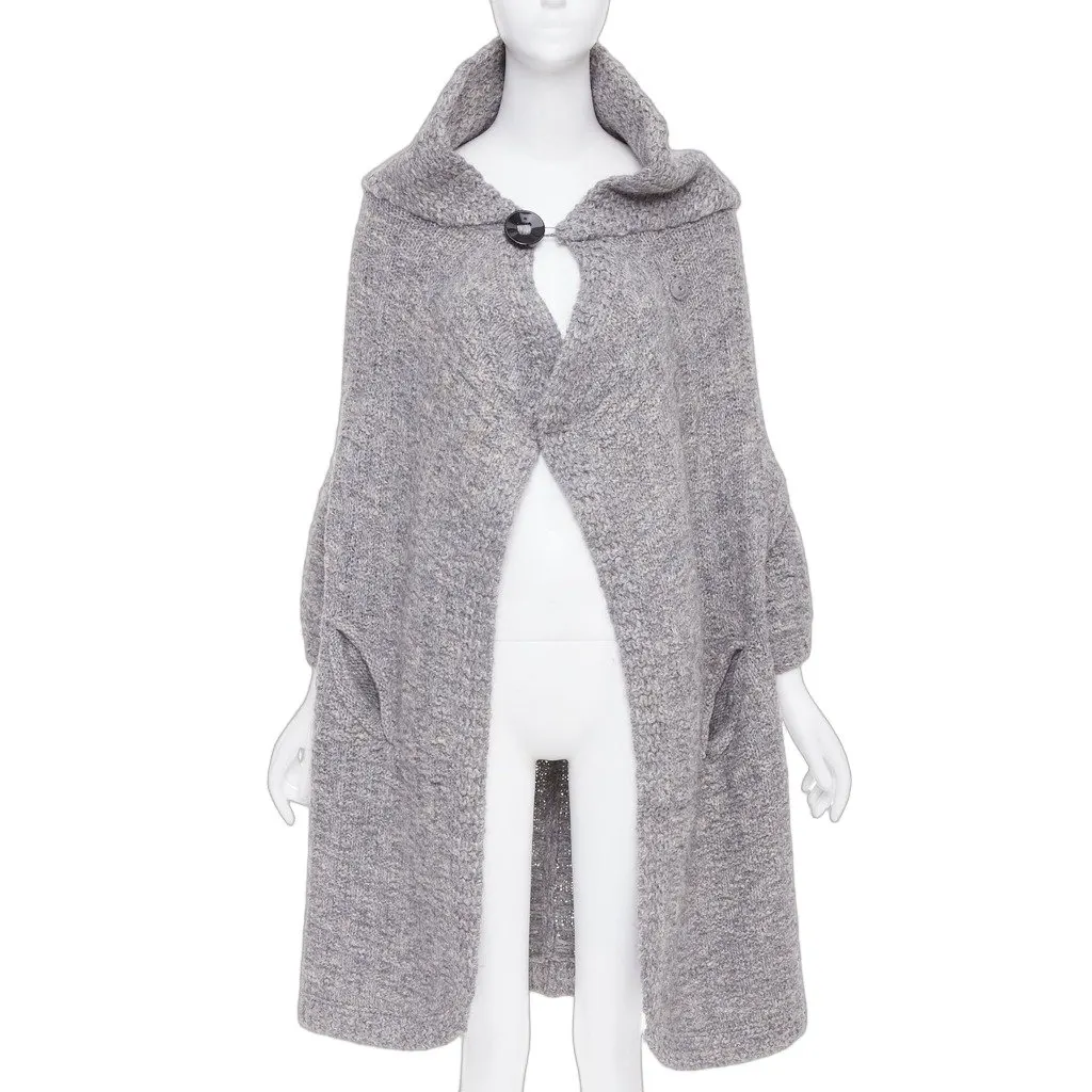 Stella McCartney Grey Polyester Knitwear Grey Polyester Good - Front View