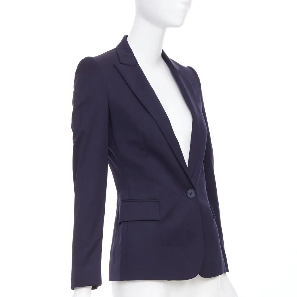 Stella McCartney Navy Wool Jacket Navy Wool Very good - Model View