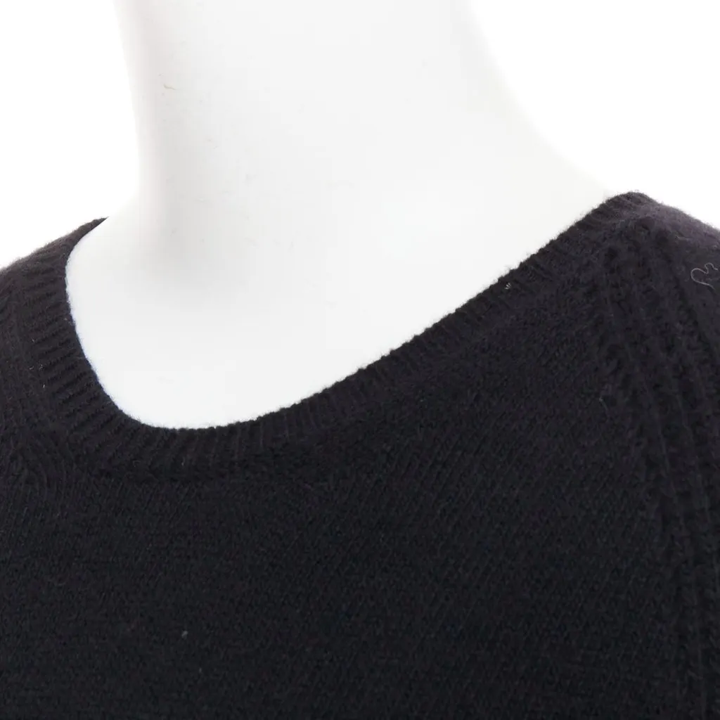 Stella McCartney Black Wool Knitwear Black Wool Very good - Back View