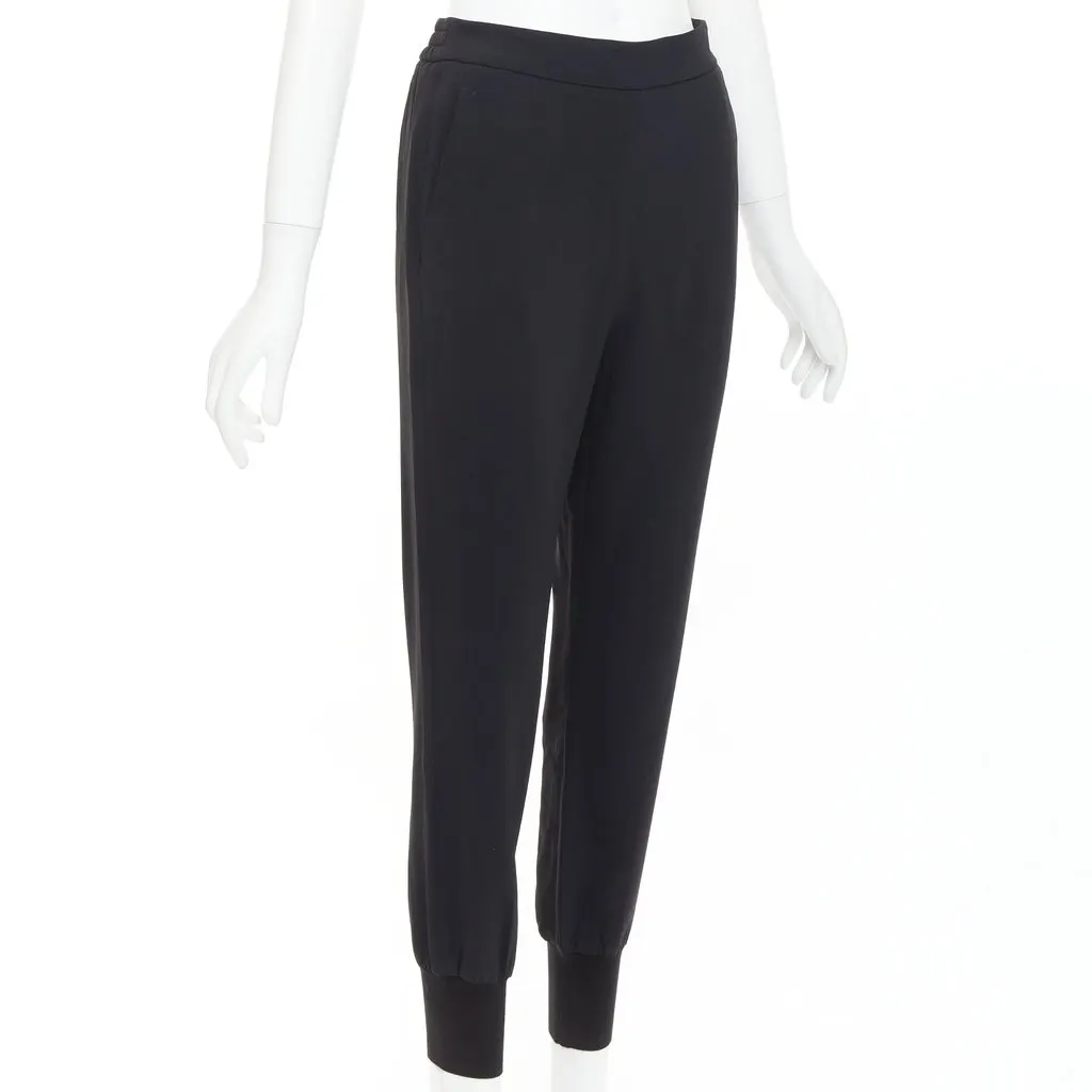 Stella McCartney Black Viscose Trouser Black Viscose Very good - Inside View