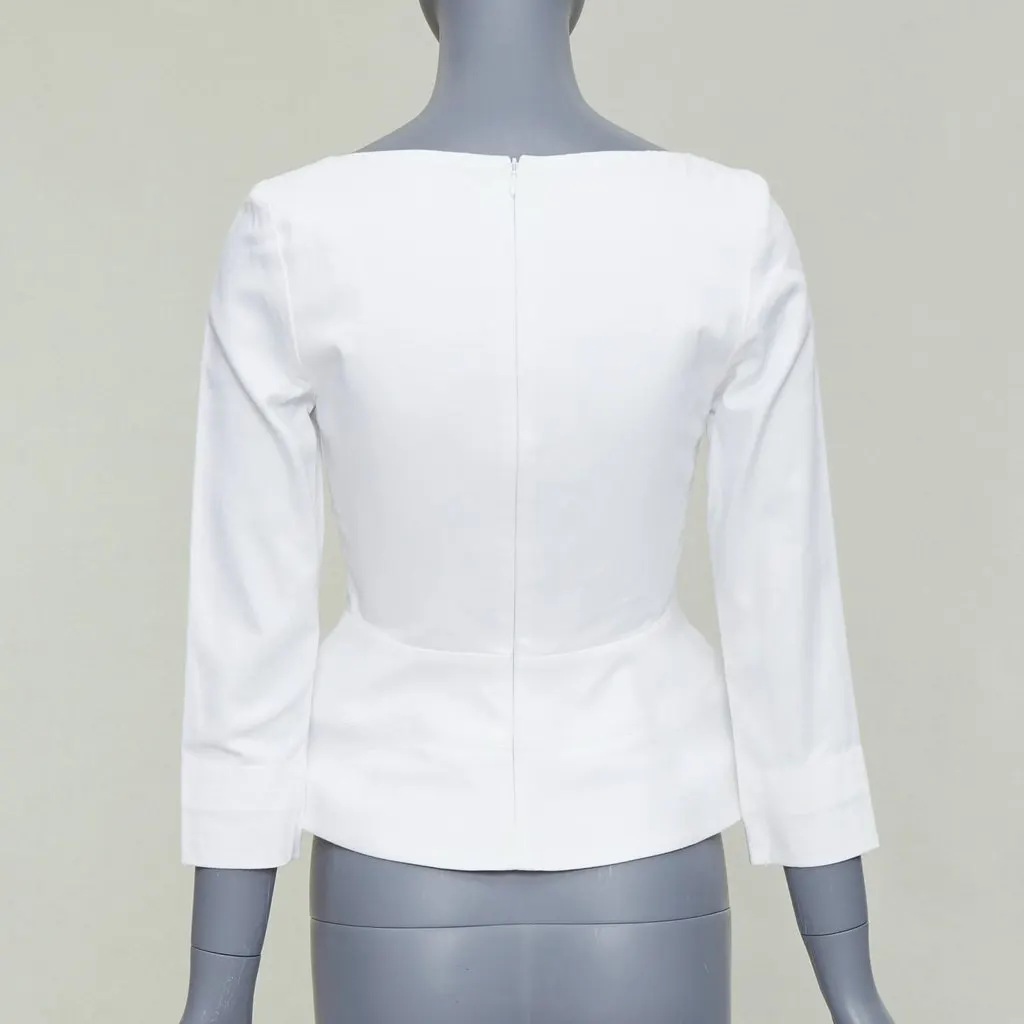 Ellery Manzoni Ecru Cotton Very good - Box View