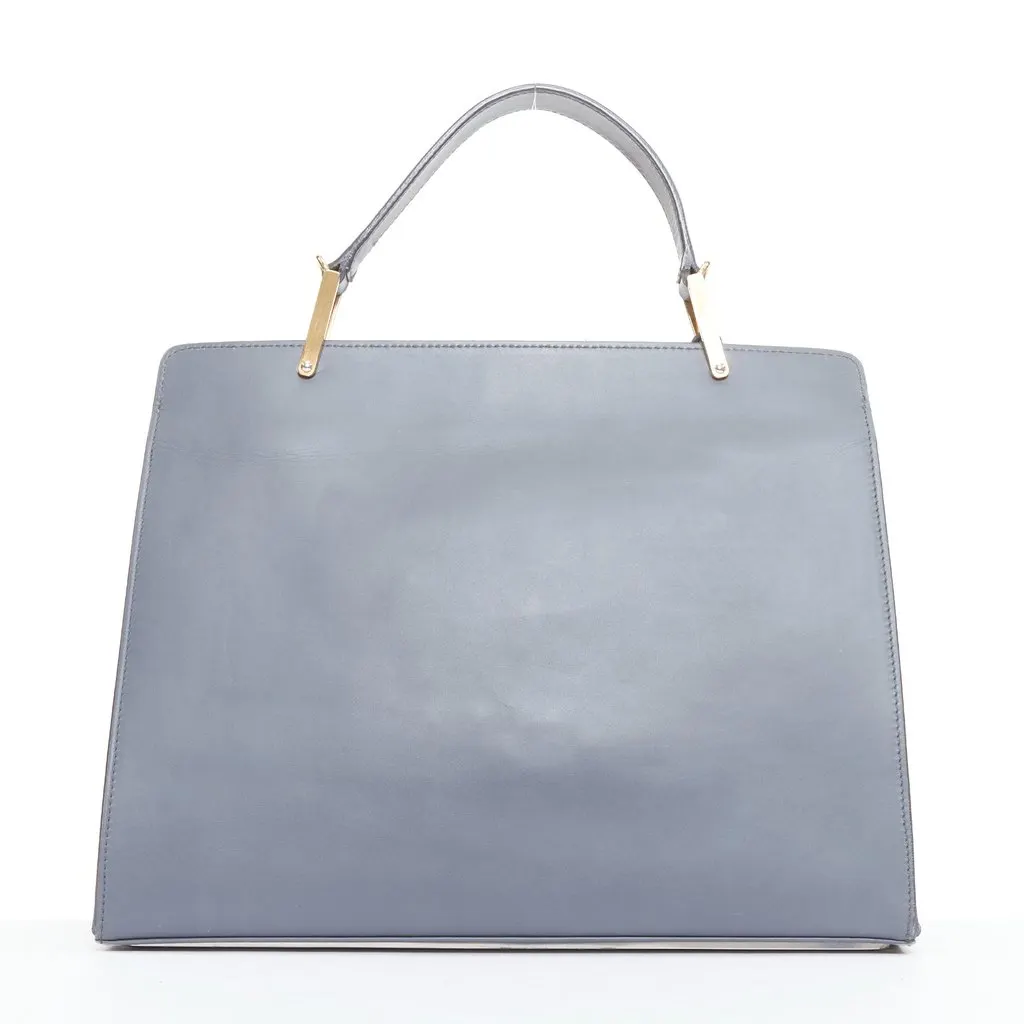 Balenciaga Le Dix Cartable Grey Leather Good - Box View