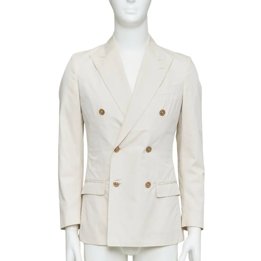 Dolce & Gabbana Taormina Ecru Cotton Good - Front View