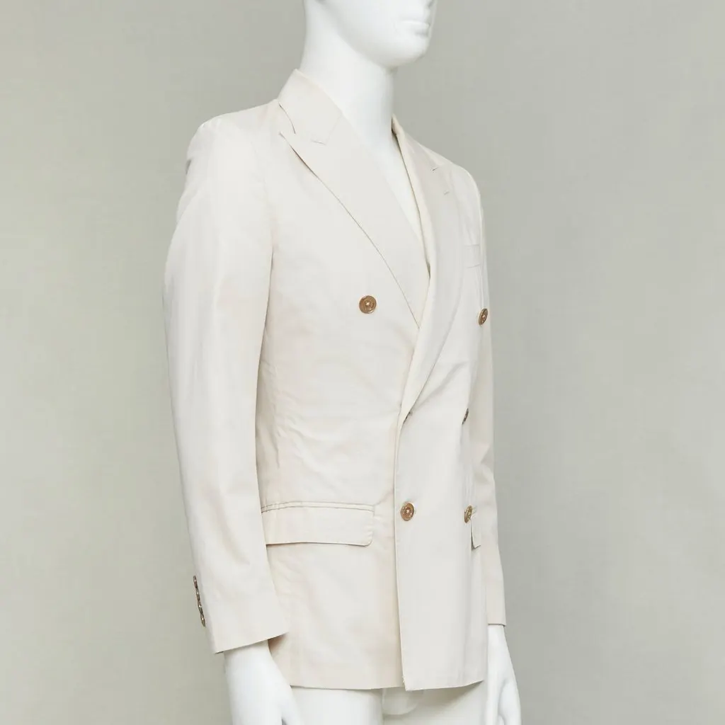 Dolce & Gabbana Taormina Ecru Cotton Good - Model View
