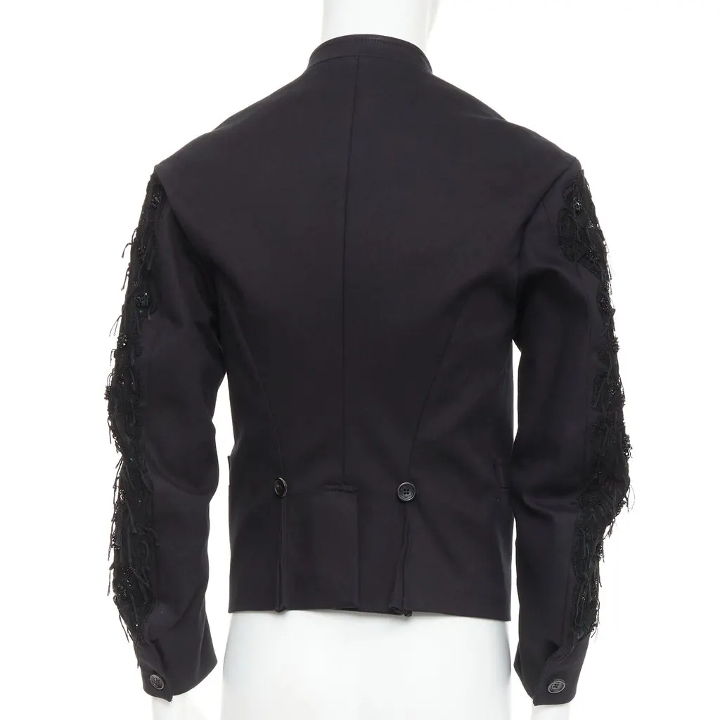 John Galliano Black Cotton Coat Black Cotton Very good - Box View