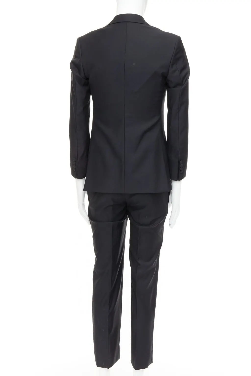 Unsigned Black Wool Jacket Black Wool Very good - Inside View