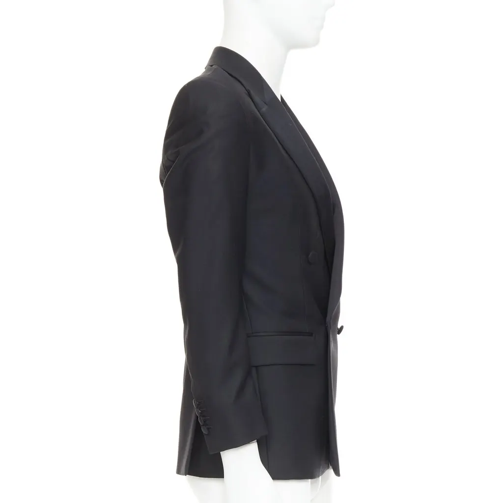 Unsigned Black Wool Jacket Black Wool Very good - Box View