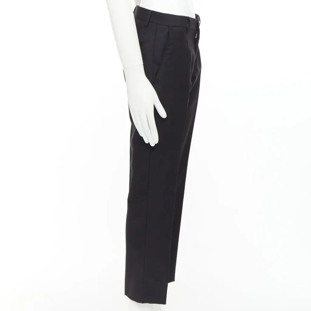 Dolce & Gabbana Black Wool Trouser Black Wool Very good - Model View