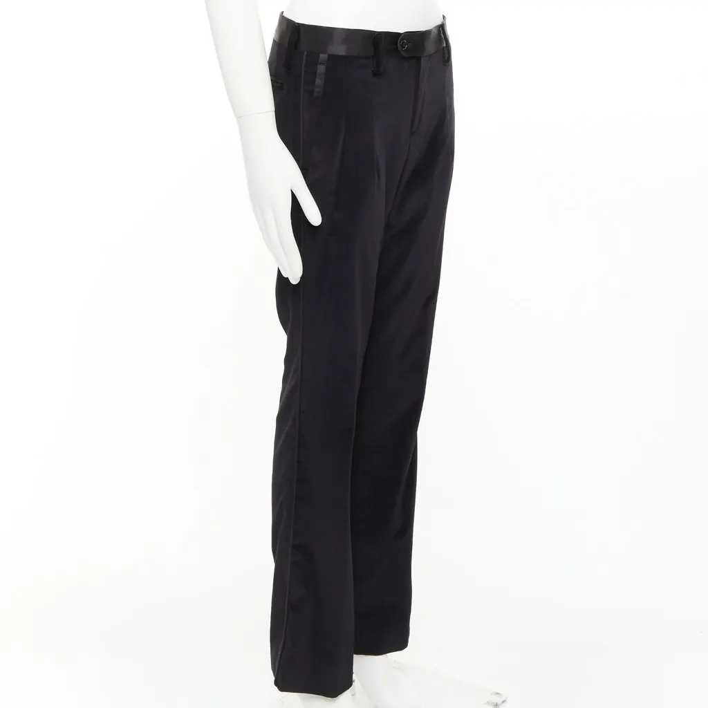 Dolce & Gabbana Black Cotton Trouser Black Cotton Good - Inside View