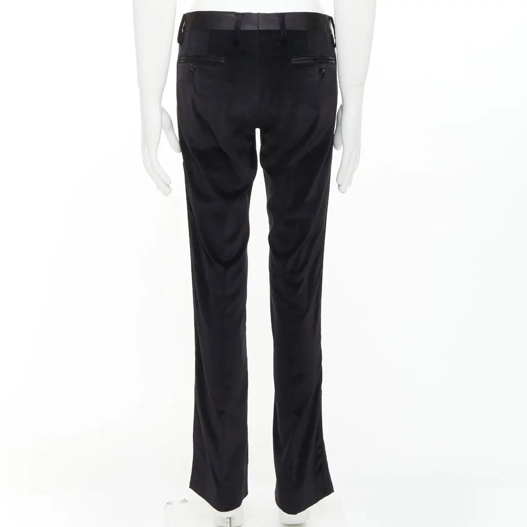 Dolce & Gabbana Black Cotton Trouser Black Cotton Good - Box View